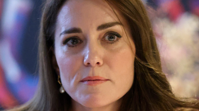 Kate Middleton brooding