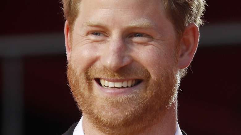 Prince Harry smiling