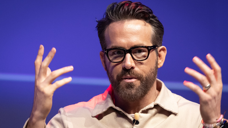 Ryan Reynolds talking