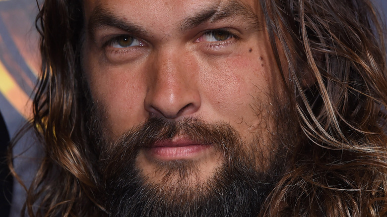 Jason Momoa on red carpet