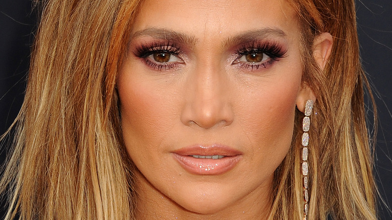 Jennifer Lopez on the red carpet