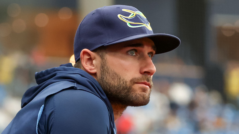 Kevin Kiermaier looking to the side