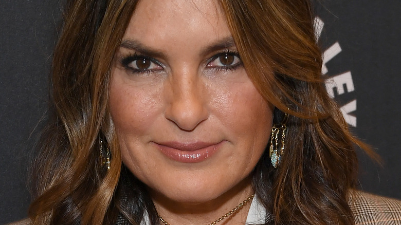 Mariska Hargitay staring