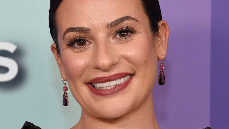 Lea Michele arrives for the amFAR Gala