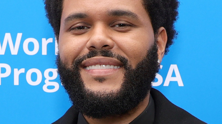 The Weeknd smiling