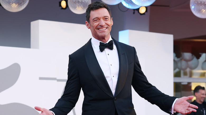 Hugh Jackman smiling