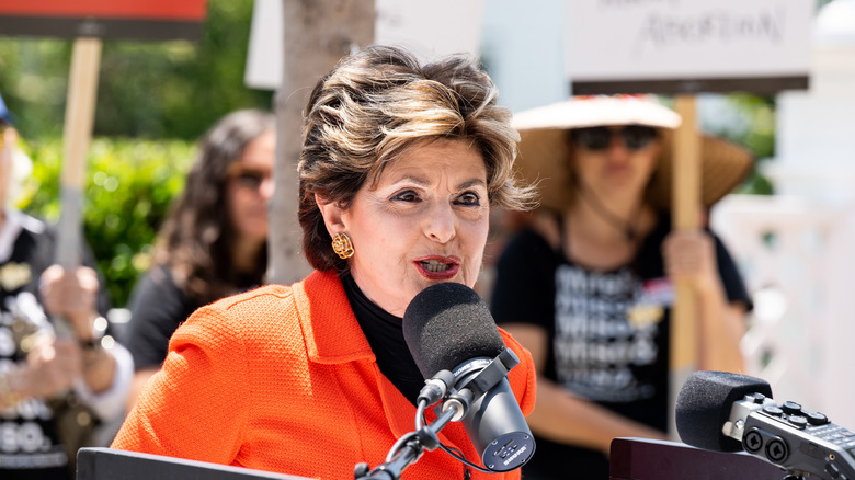 Gloria Allred speaking