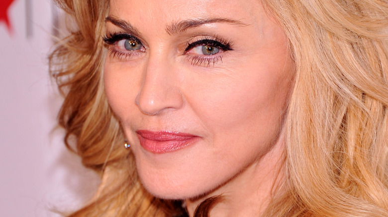 Madonna gazing in front