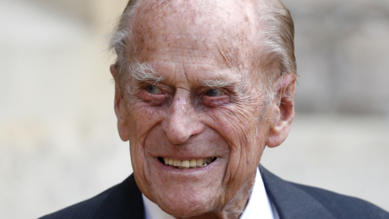 Prince Philip laughing