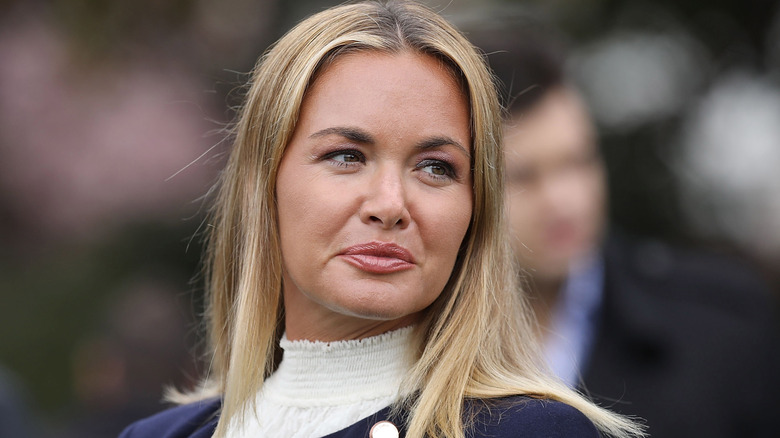 Vanessa Trump with pursed lips