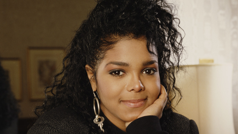 Janet Jackson smiling