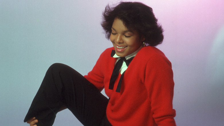 Janet Jackson smiling