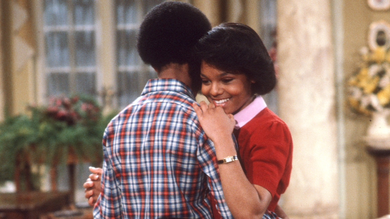 Janet Jackson on the set of Different Strokes