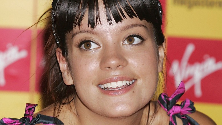 Lily Allen smiling