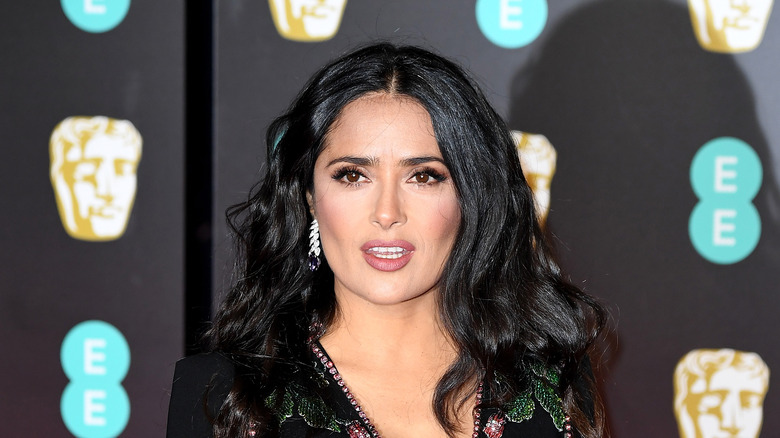 Salma Hayek on red carpet