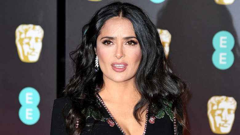 Salma Hayek on red carpet