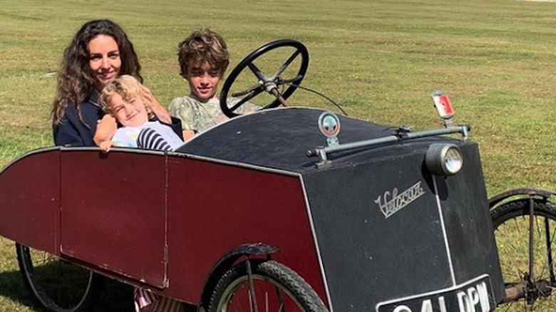 Rose Hanbury and her two children