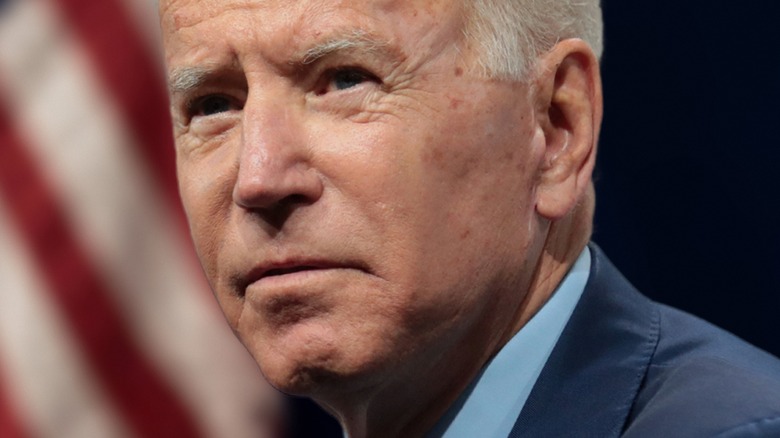 Joe Biden looking into the distance