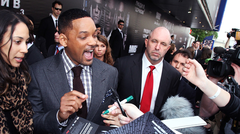 Will Smith at the Men in Black 3 premiere