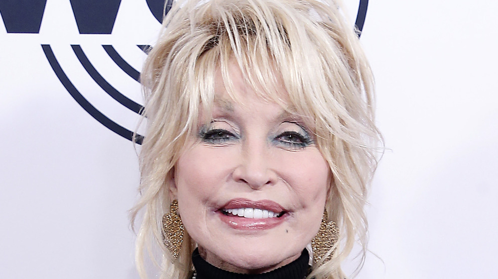 Dolly Parton smiling