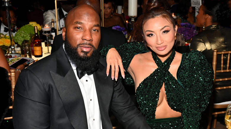 Jeezy and Jeannie Mai smiling