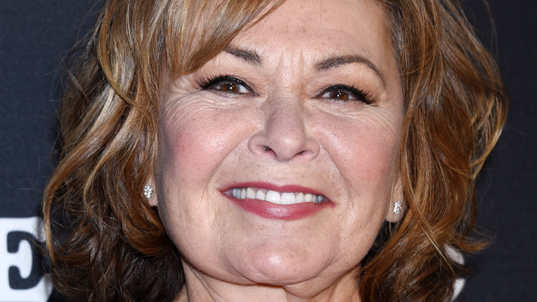Roseanne Barr on the red carpet
