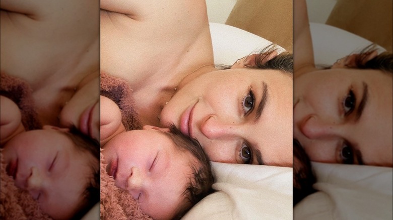 Rumer Willis and daughter Louetta