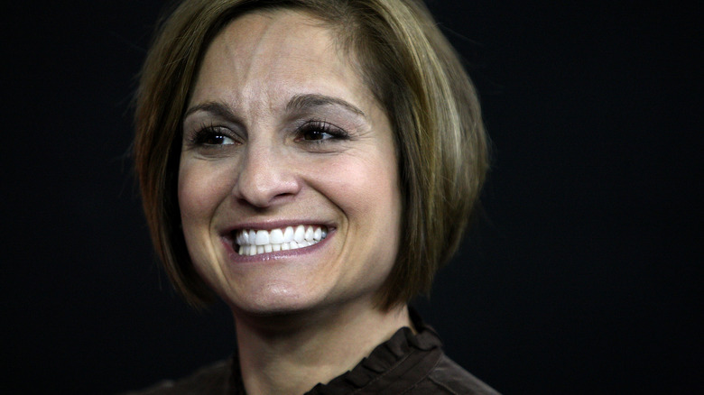 Mary Lou Retton smiling big