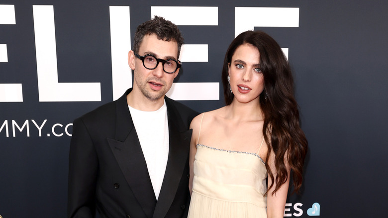Jack Antonoff and Margaret Qualley on the red carpet