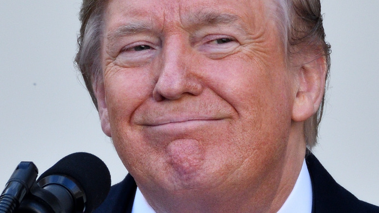 Donald Trump smiling