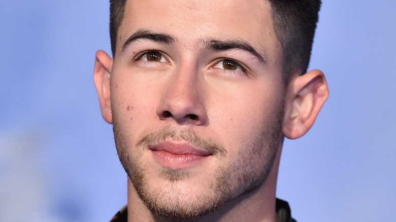 Nick Jonas serious 