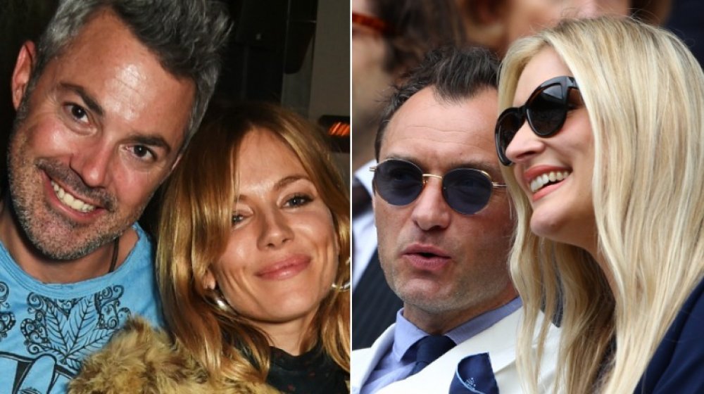 Lucas Zwirner, Sienna Miller, Jude Law, Phillipa Coan 