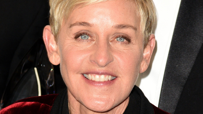 Ellen DeGeneres smiling