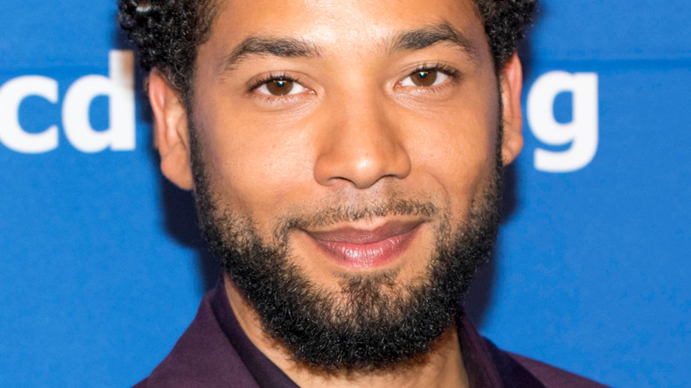 Jussie Smollett posing