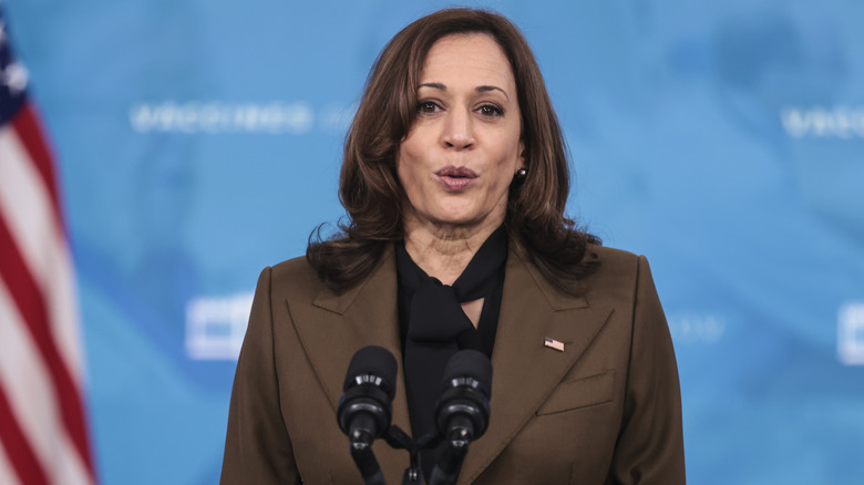 Kamala Harris speaking