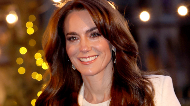 Kate Middleton smiling in close-up