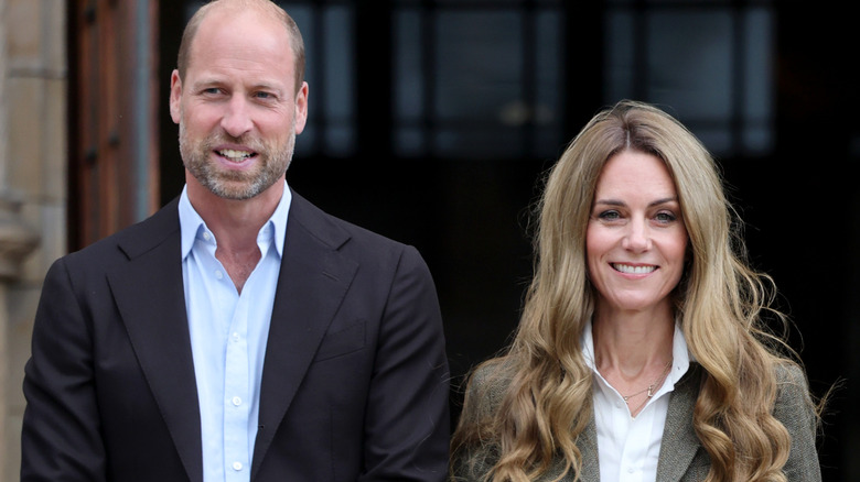 Prince William and Kate Middleton standing together