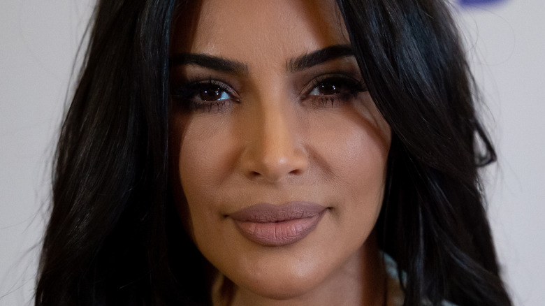 Kim Kardashian poses