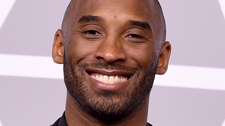 Kobe Bryant smiling