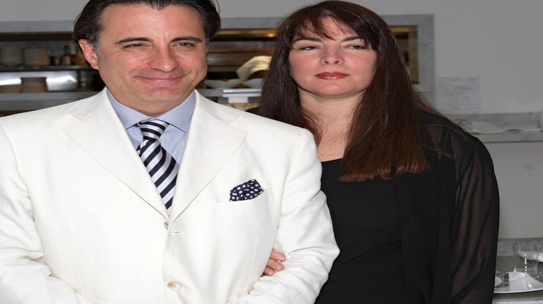 Andy and Marivi Garcia at golf tournament