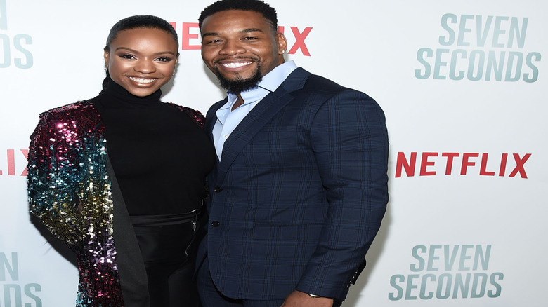 Michelle Mitchenor and Coley Mustafa Speaks at Netflix's "Seven Seconds" Premiere