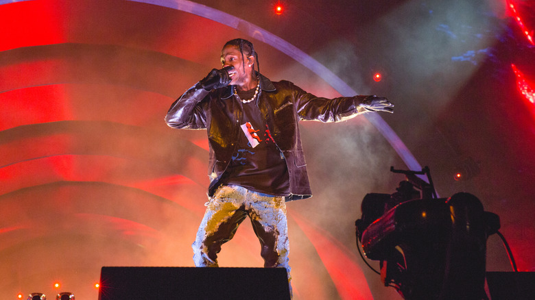 Travis Scott performing