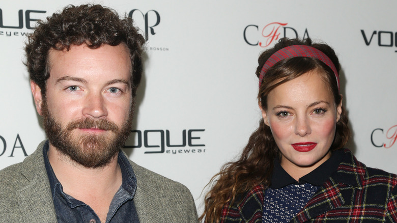 Danny Masterson and Bijou Phillips posing