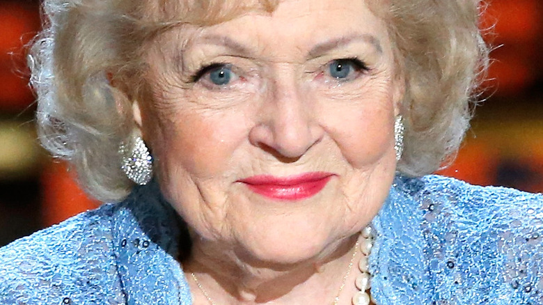 Betty White smiling in April 2015