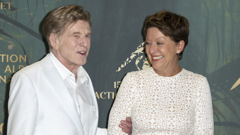 Robert Redford and his wife Sibylle Szaggars at last public appearance in 2021.