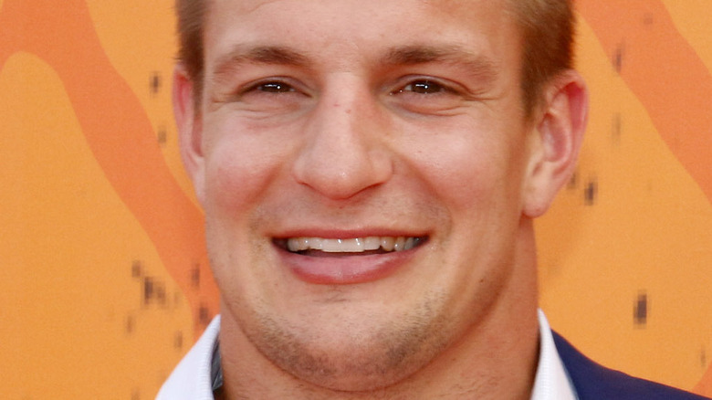 Rob Gronkowski on the red carpet