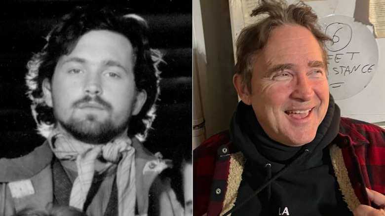 Casey Siemaszko as Charlie Bowdre in Young Guns and repping La Bonbonniere in the 2020s
