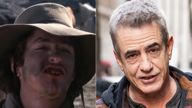 Dermot Mulroney as Dirty Steve in Young Guns and arriving at The Today Show in 2026