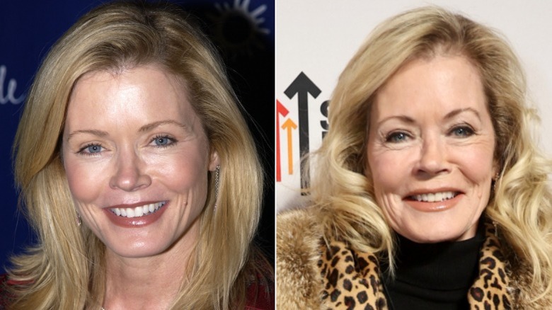 Sheree J. Wilson smiling in the 2000s on the left, in the 2020s on the right.