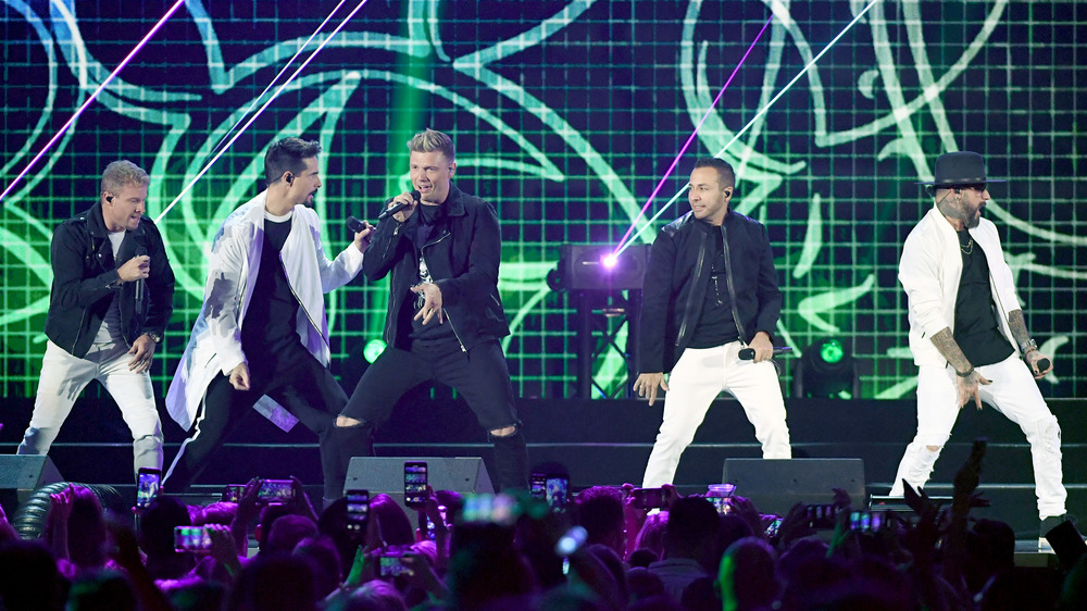 Backstreet Boys performing